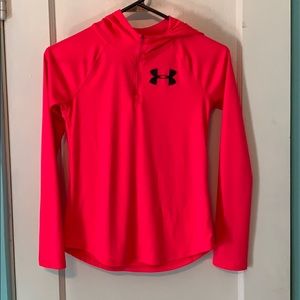 Girls youth Under Armour hooded zip up